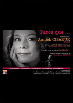 Annick Cizaruk Tour Poster, Design by Sophie Lo